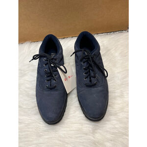 NWOB Tretorn Blue Suede Leather Sneakers Women size 10